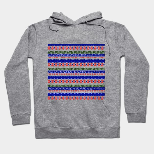 Bolesławiec pottery seamless pattern Hoodie by MashaVed